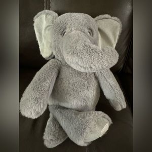 Toy Eli Elephant Plush Sleeping Gray Stuffed Animal Huggable 14" 2016